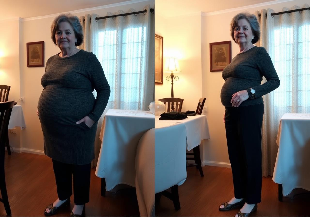 Antes e depois — Manuela, 58